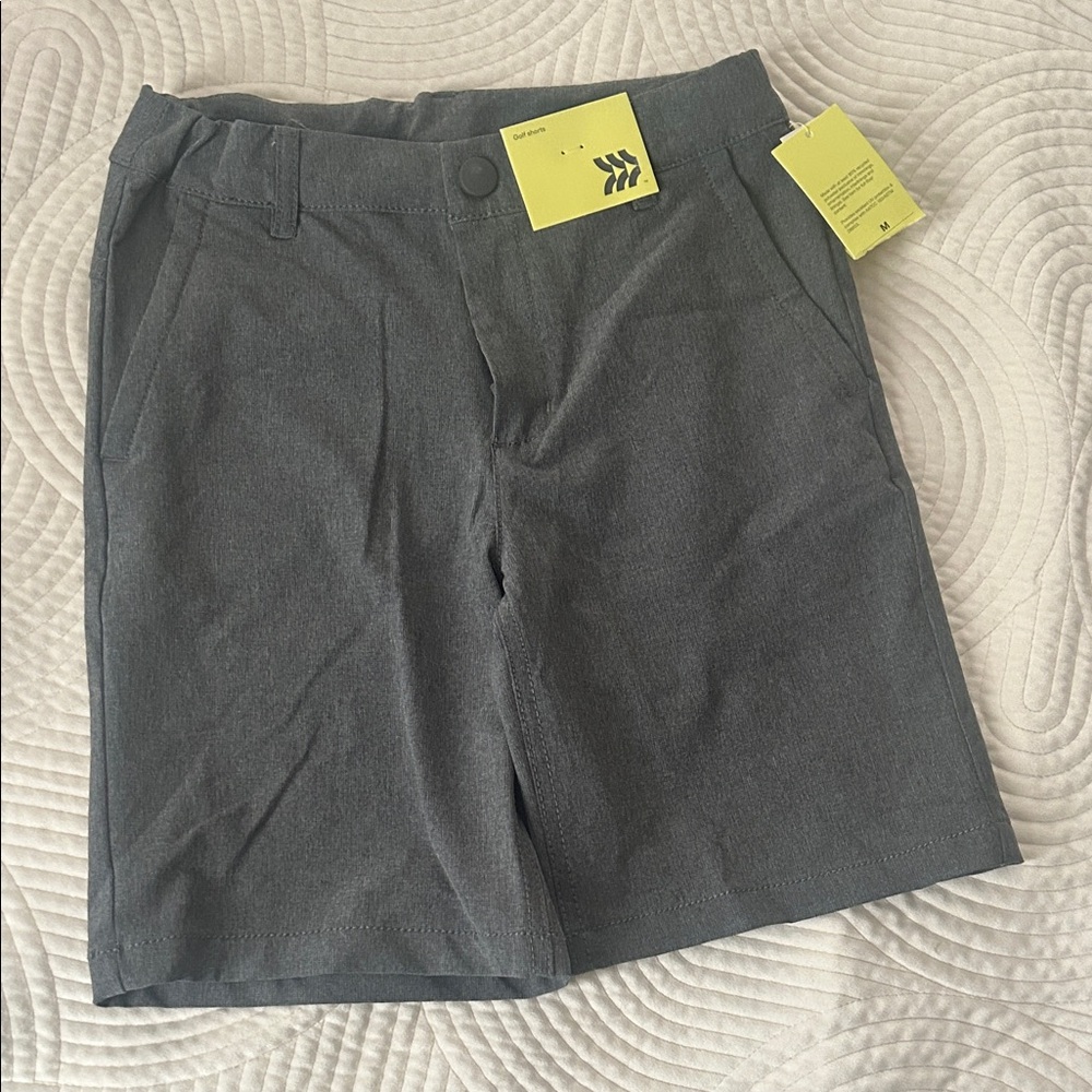 Boys Gray Casual Shorts. Dri-fit